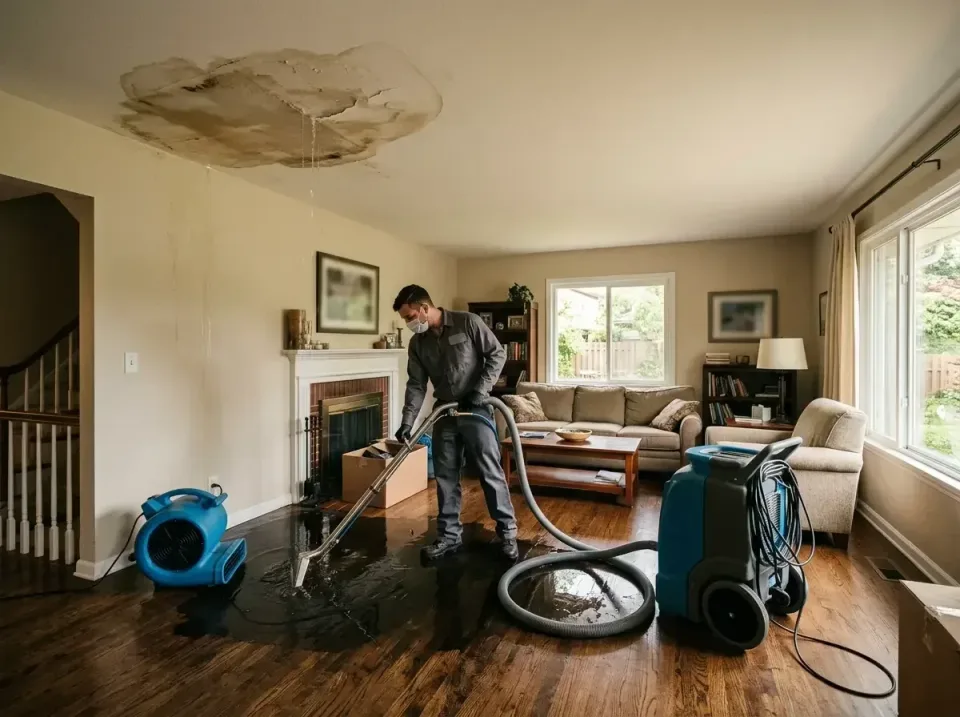 attic-pipe-burst-ceiling-drip-008 — frequently asked questions, Water Damage Restoration & Carpet Care in Seymour, WI